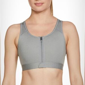 Nike Swoosh Women’s Medium-Support Padded Zip-Front Sports Bra